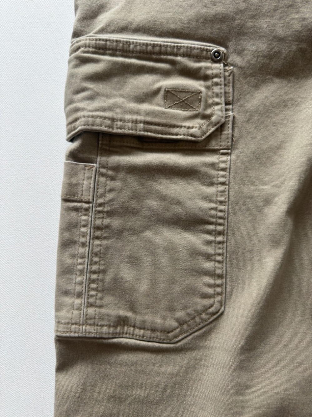EUC Duluth Trading Cargo Fire Hose Pants Mens 36x34 Khaki Heavy Canvas (KB5) - Picture 4 of 8